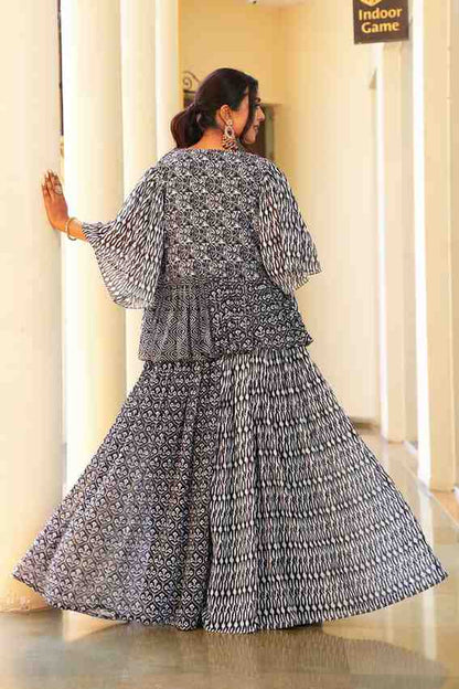 gray-color-real-mirror-work-designer-lehenga-choli-for-wedding-function