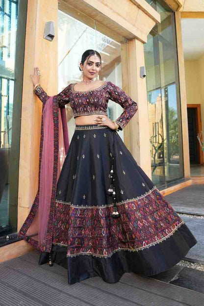 multi-color-zari-thread-embroidery-work-designer-lehenga-choli-for-any-function
