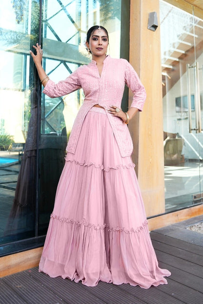 pink-color-embroidery-sequence-work-designer-lehenga-choli
