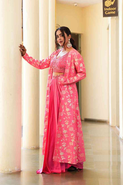 shadding-pink-color-sequence-thread-work-designer-wedding-lehenga-choli-for-wedding-function