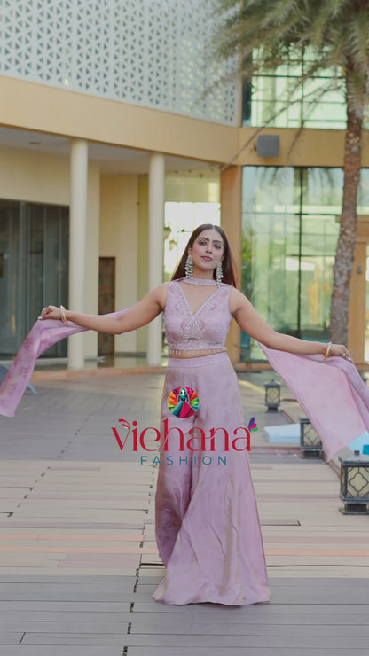 shadding-pink-color-sequence-thread-work-designer-wedding-lehenga-choli-for-wedding-function